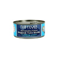 Fish 4 Ever Azores Skipjack Tuna Steaks In Spring Water (FE103)