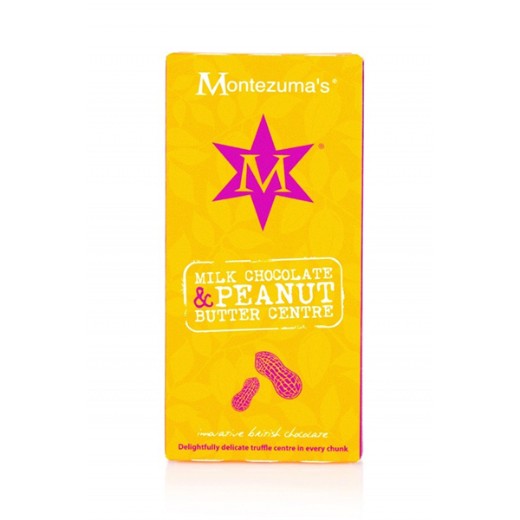 Montezumas Milk Chocolate With Peanut Butter Truffle (100G)