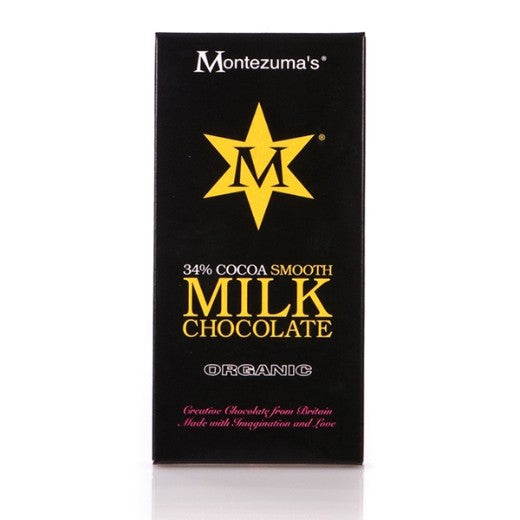 Montezumas Smooth Milk Chocolate 0 V Organic , G %37 (100G)