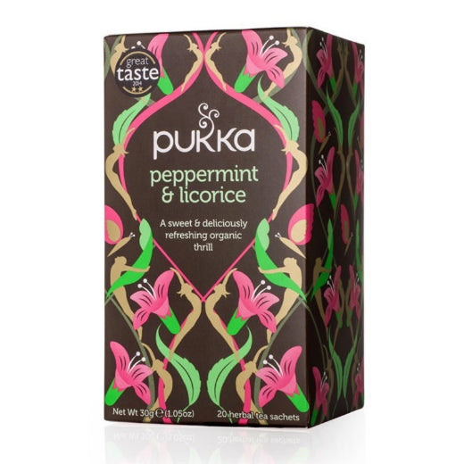 Pukka Organic Peppermint & Licorice Tea (38G)