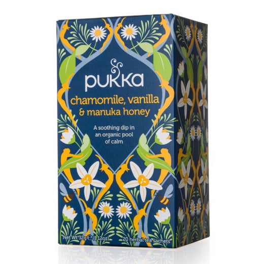 Pukka Organic Chamomile Vanilla & Manuka Tea (38G)