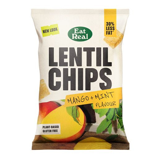 Eat Real Lentil Mango & Mint Flavour Chips- 113Gr