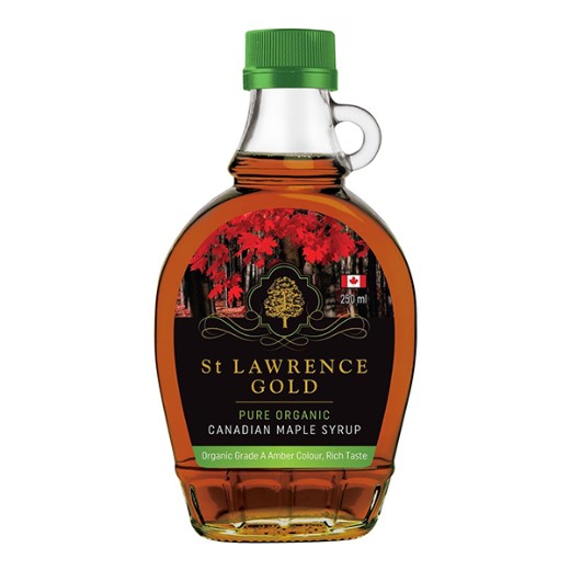 St. Lawrence Organic Maple Syrup Amber Colour (250ml)