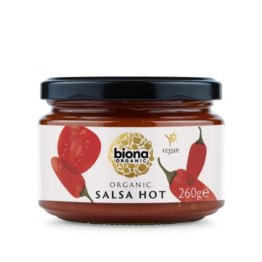 Biona Organic Salsa Dip Sauce Hot / Picante Organic (260ml)