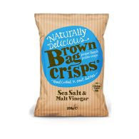 Brown Bag Crisps Sea Salt And Malt Vinegar
