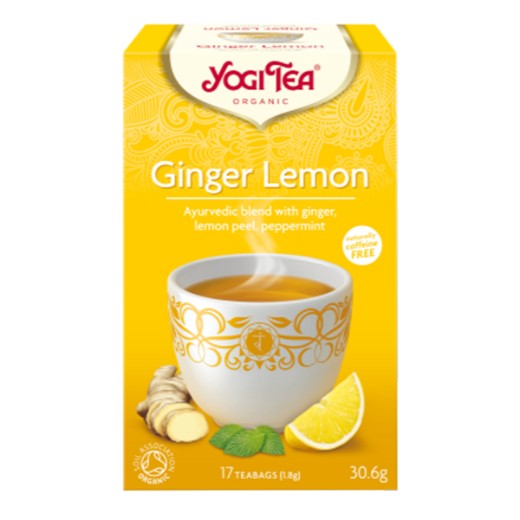 Yogi Tea Organic Ginger Lemon Tea (17 Tea Bags)