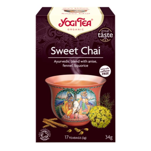 Yogi Tea Organic Sweet Chai Tea (17 Tea Bags)