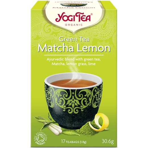 Yogi Tea Organic Green Tea Matcha Lemon (17 Tea Bags)