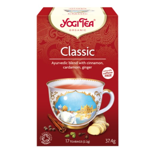 Yogi Tea Organic Classic Chai Cinnamon Spice (17 Tea Bags)