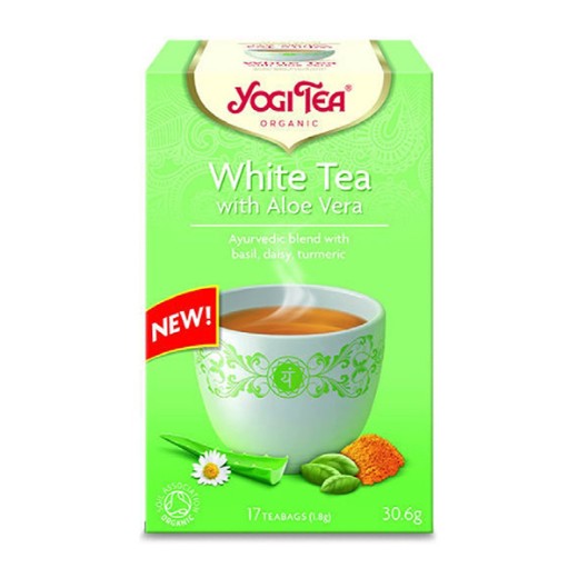 Yogi Tea Organic White Tea With Aloe Vera (17 Tea Bags)