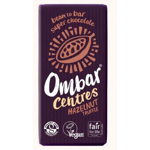 Ombar Hazelnut Truffle Bar - 70Gr