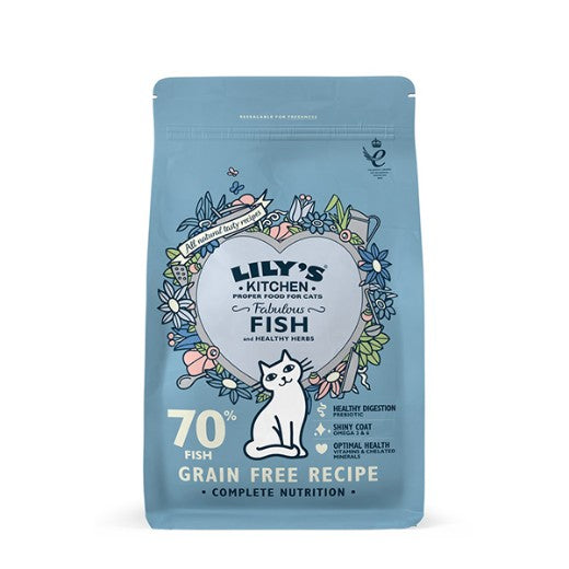 Lily's Kitchen Fabulous Fish Dry Cat Food (800G)