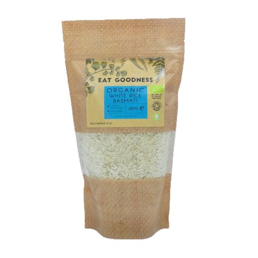 Eat Goodness Organic White Basmati Rice - 450GR