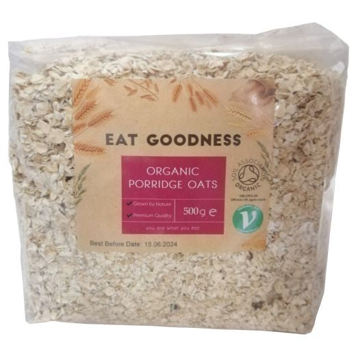 Eat Goodness Organic Porridge Oats - 500GR