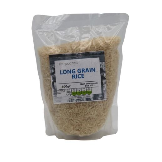 Eat Goodness Organic Long Grain Rice - 500GR 
