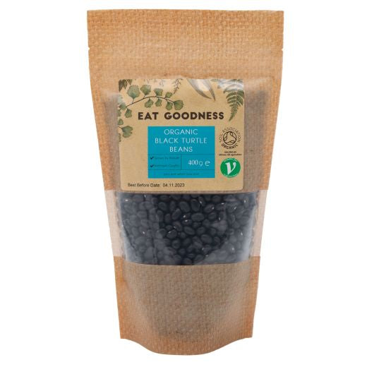 Eat Goodness Organic Black Turtle Beans - 400GR 