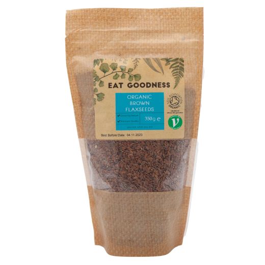Eat Goodness Organic Brown Flax Seed - 350GR 