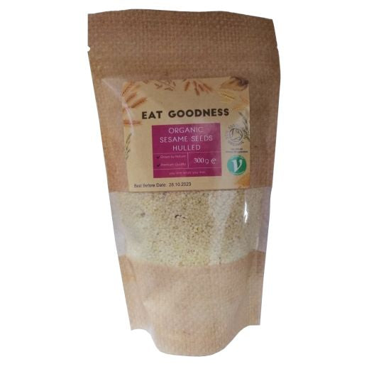 Eat Goodness Organic Sesame Seeds Hulled - 300GR 