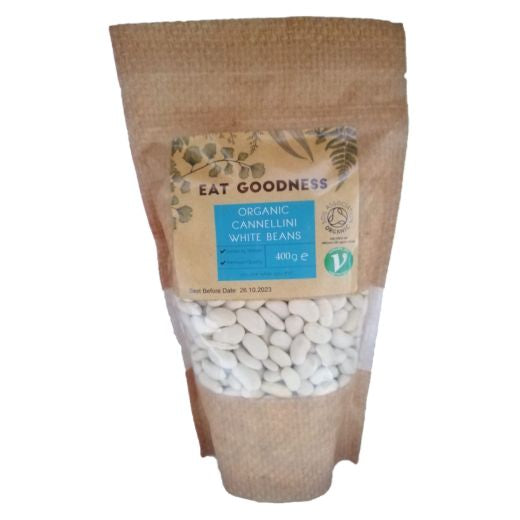 Eat Goodness Organic Cannellini White Beans - 400GR