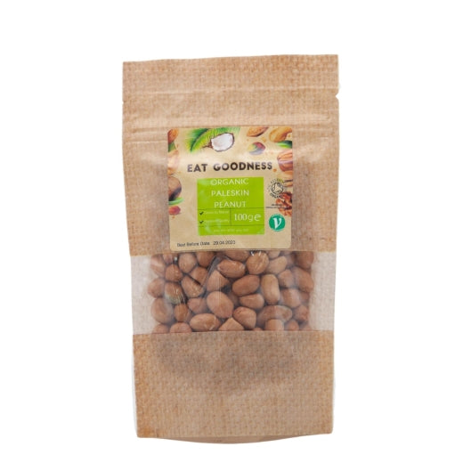 Eat Goodness Organic Paleskin Peanut - 100GR
