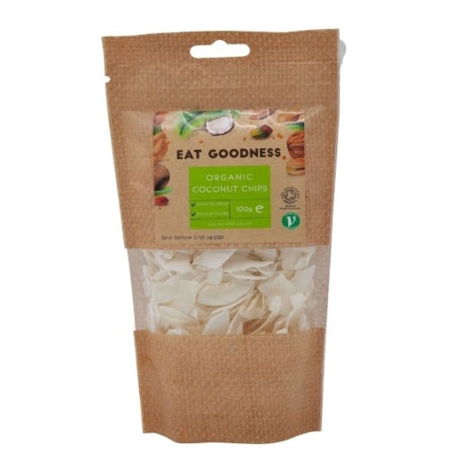 Eat Goodness Organic Coconut Chips - 100GR 