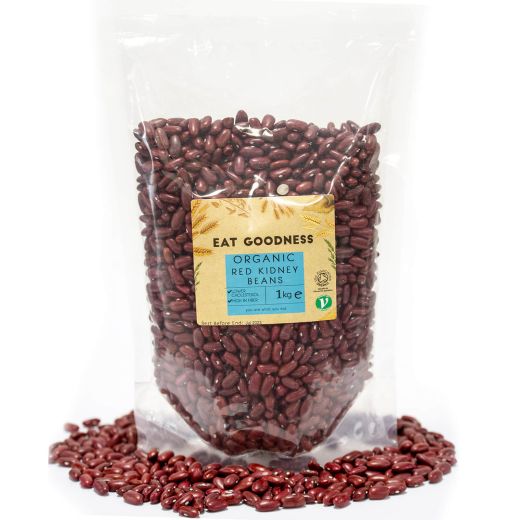 Eat Goodness Organic Red Kidney Beans - 1KG 