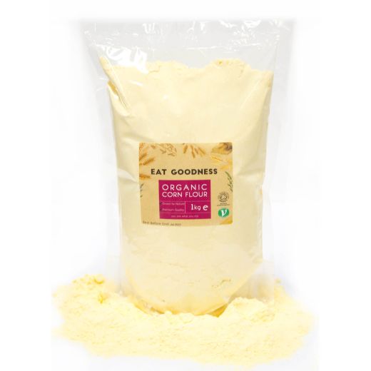 Eat Goodness Organic Corn Flour - 1KG 