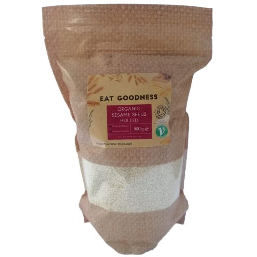 Eat Goodness Organic Sesame Seeds Hulled - 900GR