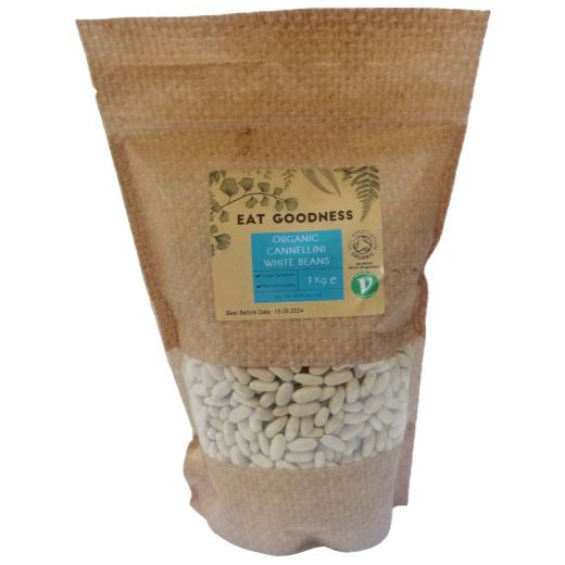 Eat Goodness Organic Cannellini White Beans -10 X 1KG 