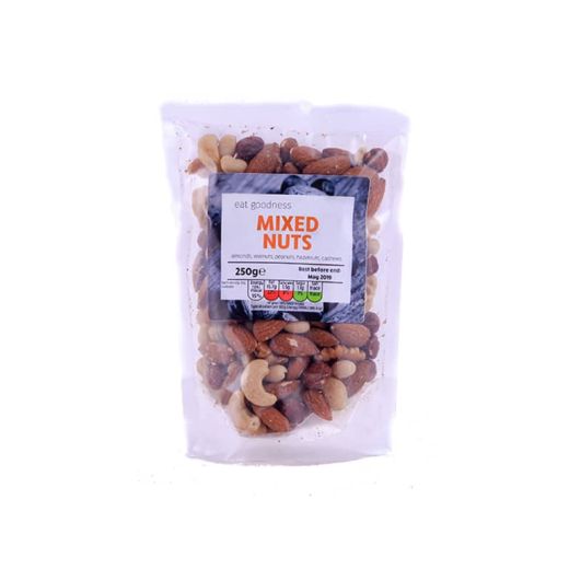Eat Goodness Mixed Nuts Whole - 250GR 