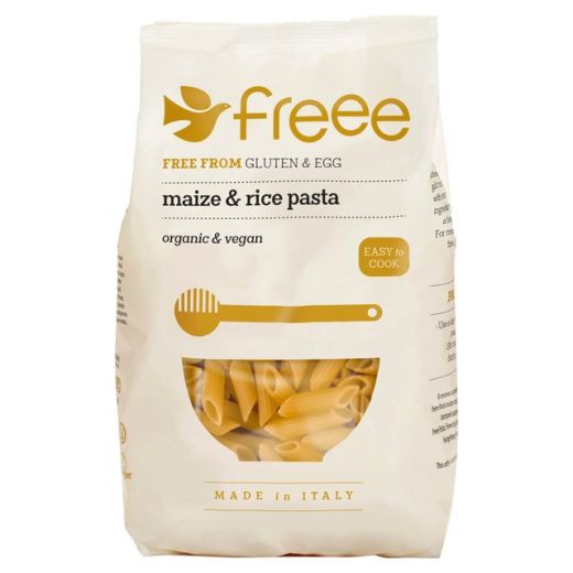 Doves Freee Organic Maize &Rice Penne Pasta Gluten Free - 500Gr