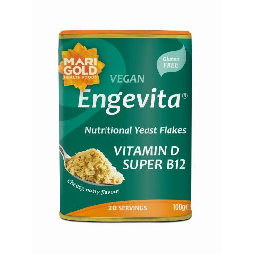 Marigold Super Engevita Vit D B12 Yeast Flakes - 100Gr