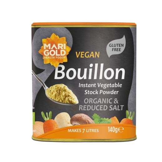 Marigold Less Salt Bouillon Grey Vegan - 140Gr
