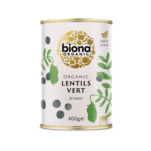 Biona Organic Vert Lentils - 400Gr