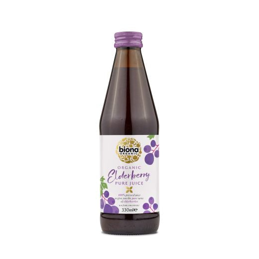 Biona Organic Pure Elderberry Juice - 330Ml