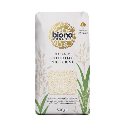 Biona Organic White Pudding Rice - 500Gr