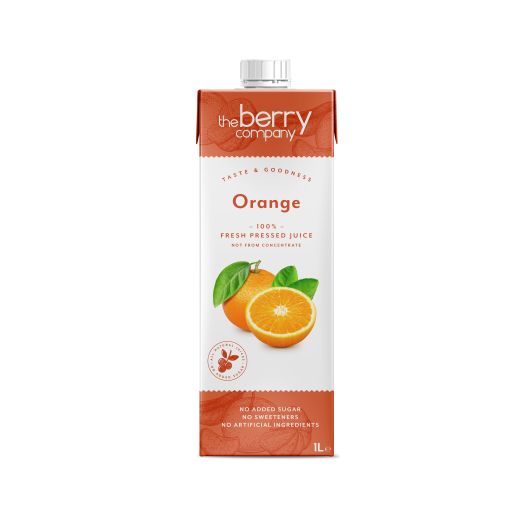 The Berry Company Orange Juice - 1lt
