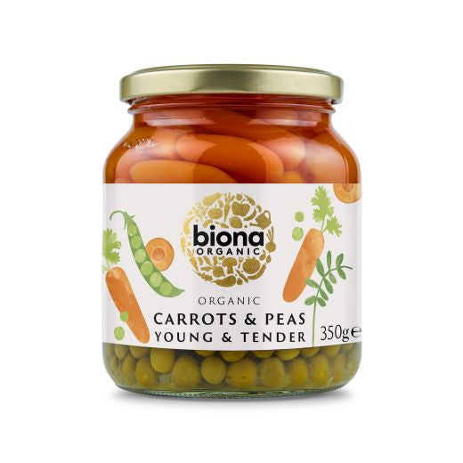 Biona Garden Carrots & Peas Organic - 350Gr