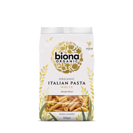 Biona White Penne Bronze Extruded - 500Gr