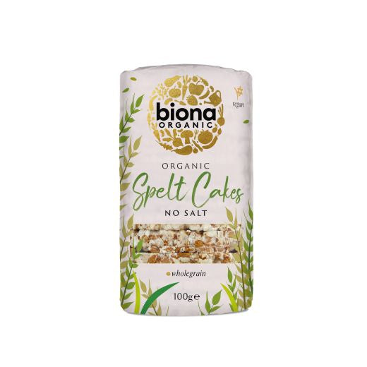 Biona SpeLt Cakes No Salt - 100Gr