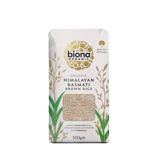 Biona Organic Basmati Brown Rice - 500Gr
