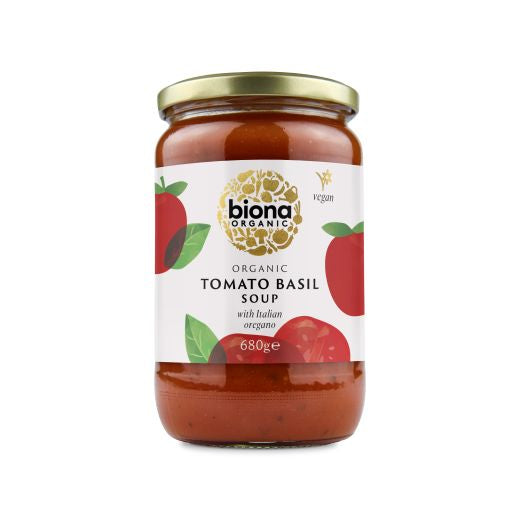 Biona Organic Tomato & Basil Soup - 680Gr