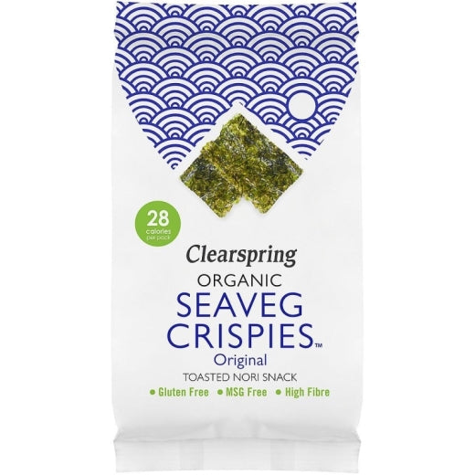 Clearspring Organic Seaveg Crispies Original - 4Gr