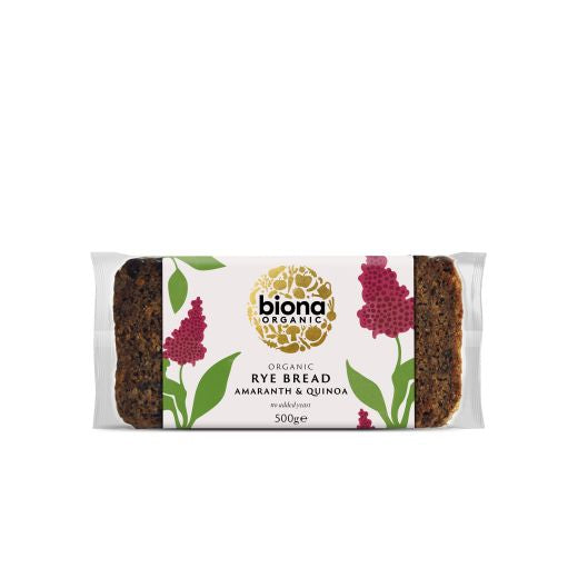 Biona Rye Amaranth Quinoa Bread - 500Gr
