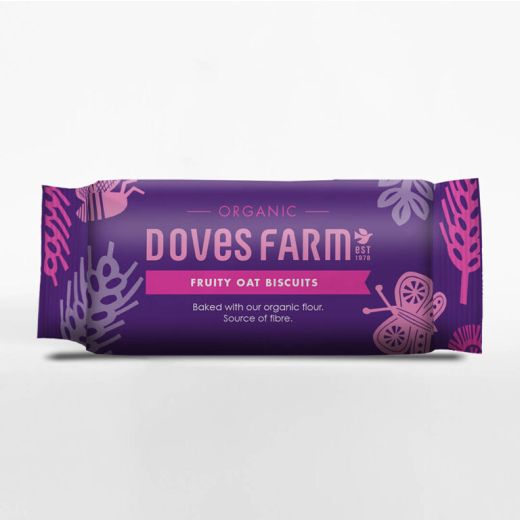 Doves Farm Fruity Organic Oat Biscuits  - 200Gr