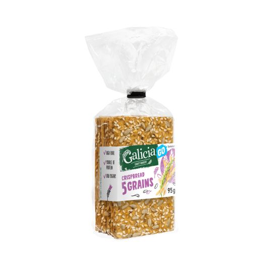 Galicia Crispbread With 5 Grains  - 95Gr