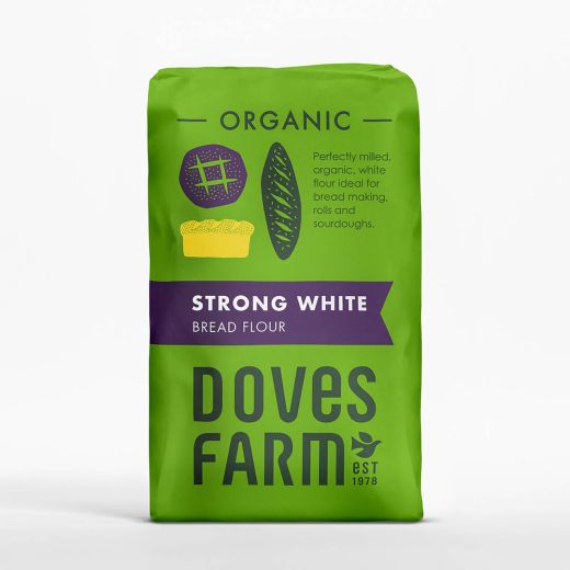 Doves Farm Organic Strong White Bread Flour - 1.5Kg