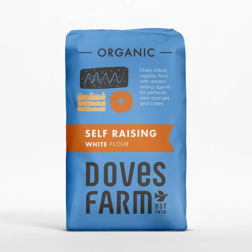 Doves Farm Organic Self Raising White Flour  - 1Kg