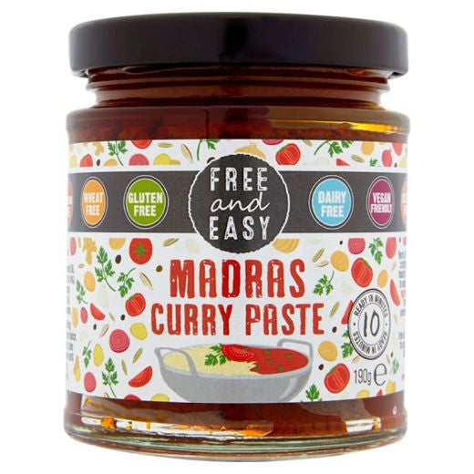 Free & Easy Madras Curry Paste- 190Gr