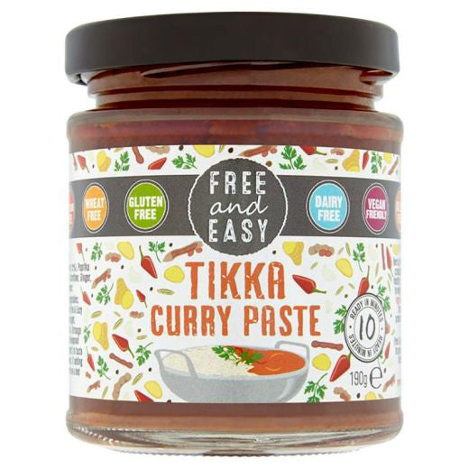 Free & Easy Tikka Curry Paste - 190Gr